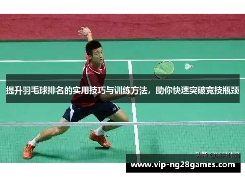 提升羽毛球排名的实用技巧与训练方法，助你快速突破竞技瓶颈