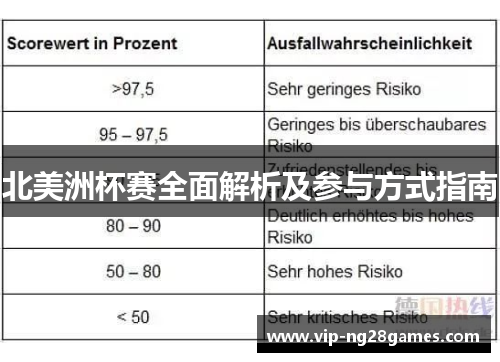 北美洲杯赛全面解析及参与方式指南