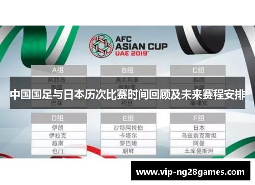 中国国足与日本历次比赛时间回顾及未来赛程安排