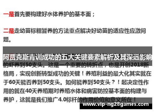 阿贾克斯青训成功的五大关键要素解析及其深远影响 阿贾克斯青训成功的五大关键要素解析及其深远影响